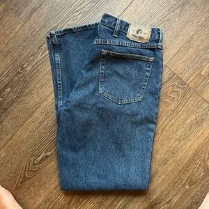 Wrangler Blue Straight Jeans Classic Denim